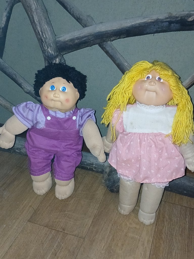 Vintage Cabbage Patch Kids poppen, Verzamelen, Ophalen of Verzenden, Gebruikt, Pop