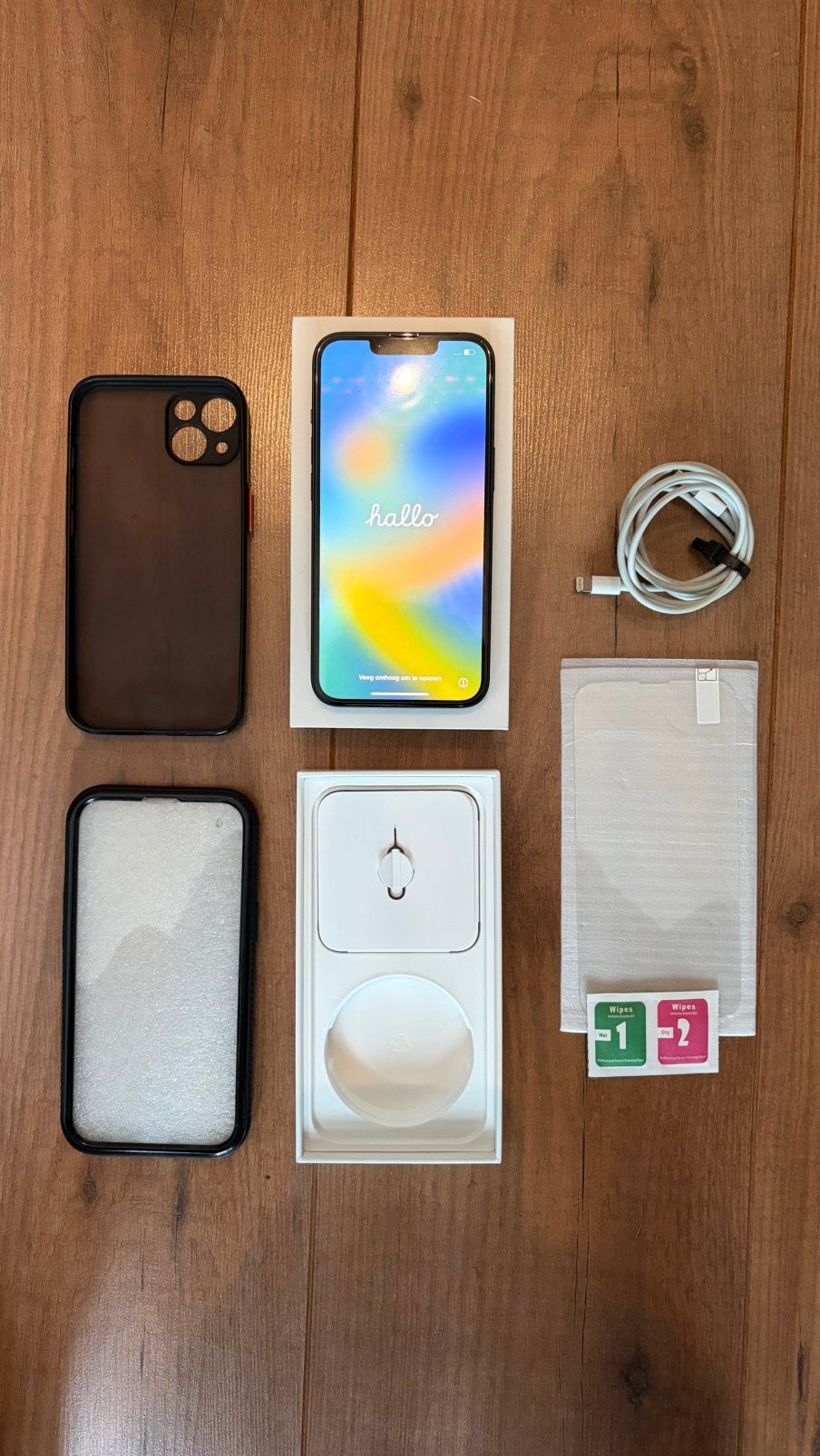 iPhone 13 128GB | Zwart | 88% Batterij | doos + accessoires, Ophalen, Zwart, 88 %, IPhone 13