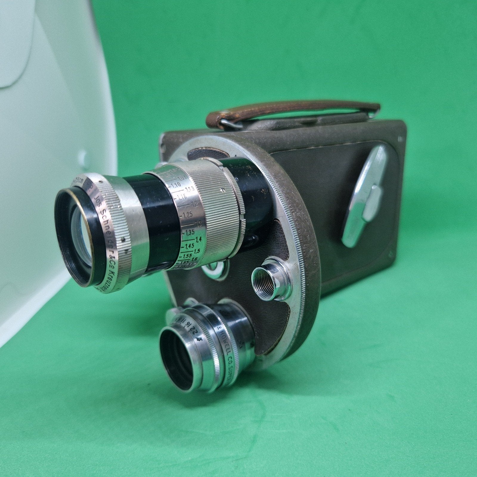 Bell Howell 16mm turret 3 c mount lenzen, Ophalen of Verzenden, 8mm