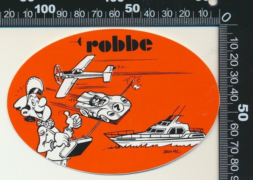 Sticker: Robbe (2), Ophalen of Verzenden, Zo goed als nieuw, Bedrijf of Vereniging