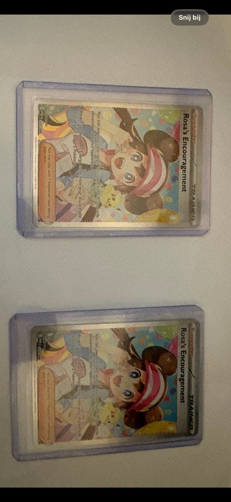2x Pokemon kaart rosa perfect order, Verzenden, Nieuw, Meerdere kaarten