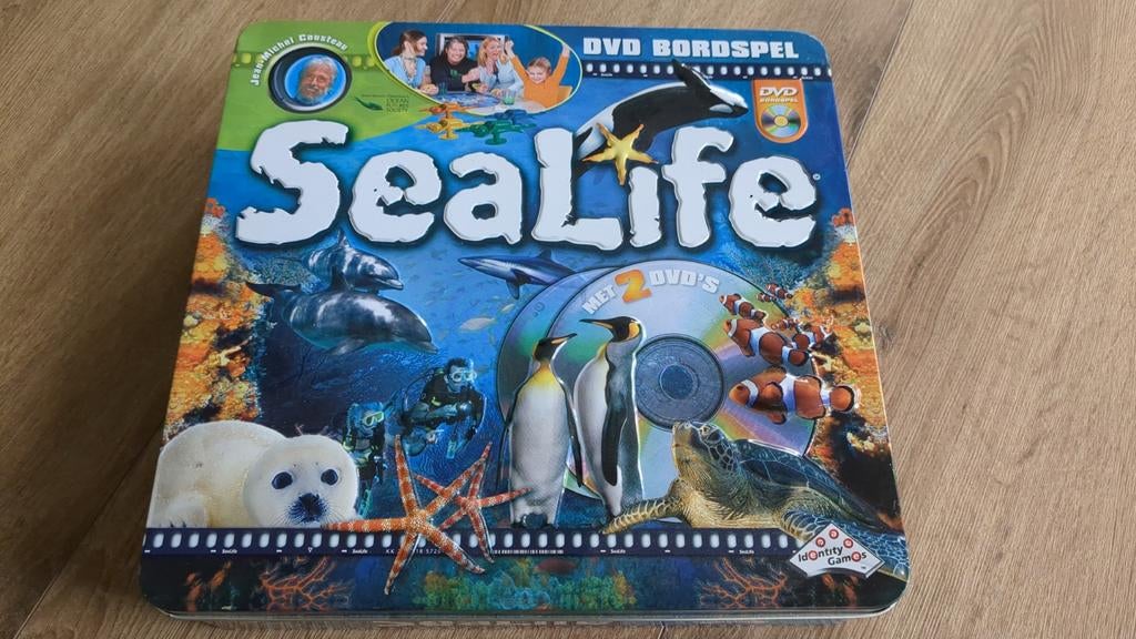 SeaLife DVD Bordspel - Ontdek de Onderwaterwereld, Vijf spelers of meer, Ophalen, Gebruikt, Identity Games