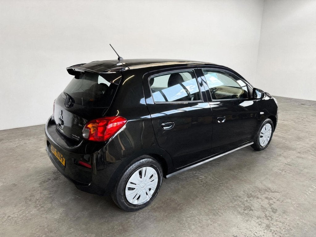 Mitsubishi Space Star 1.0 Cool+|1E EIG.|LAGE KM|NAP|AIRCO|EL, Auto's, Mitsubishi, Voorwielaandrijving, Stof, Gebruikt, Zwart