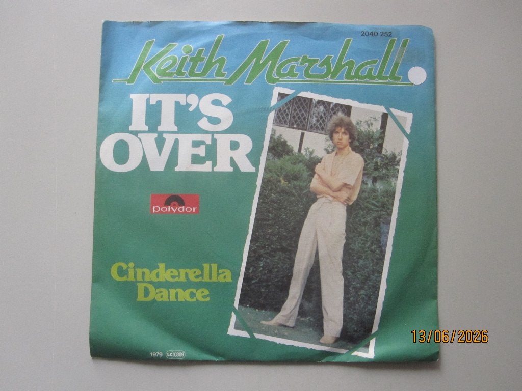 KEITH MARSHALL - it's over - vinyl 7", Gebruikt, 7 inch, Single, Ophalen of Verzenden