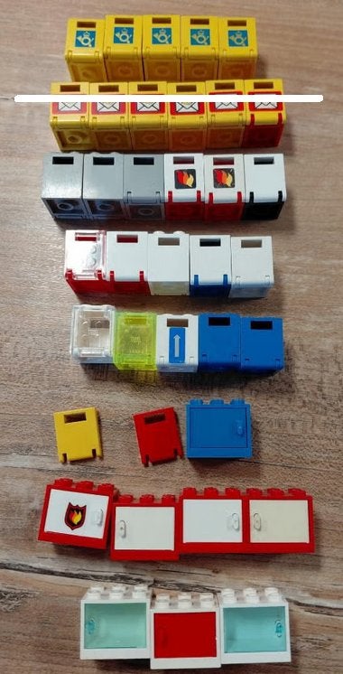 containerkast containerbox LEGO brievenbus, Kinderen en Baby's, Speelgoed | Duplo en Lego, City, Lego, Accessoire, Ophalen of Verzenden