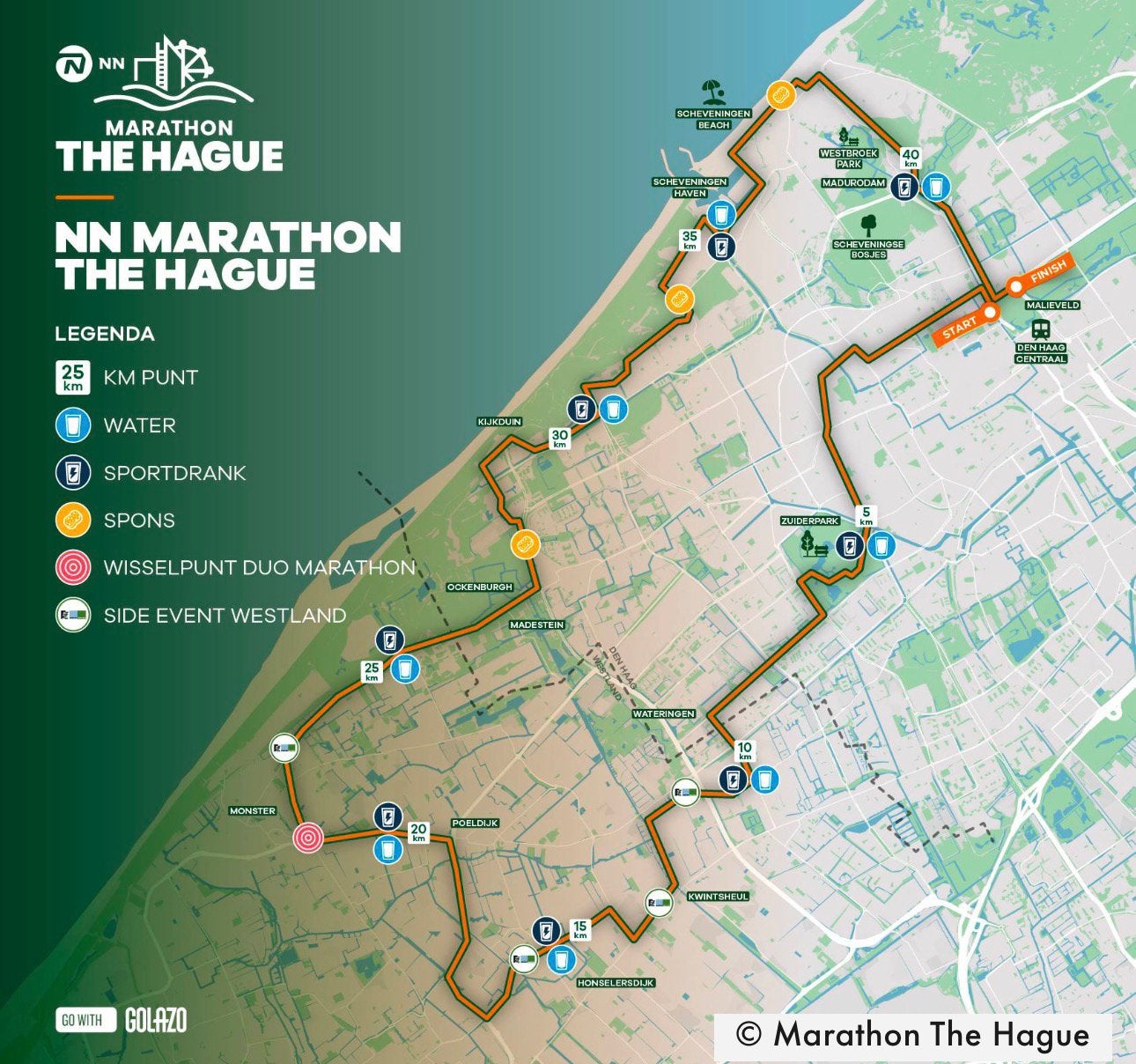 Startbewijs NN marathon Den Haag zondag 1 november, Eén persoon