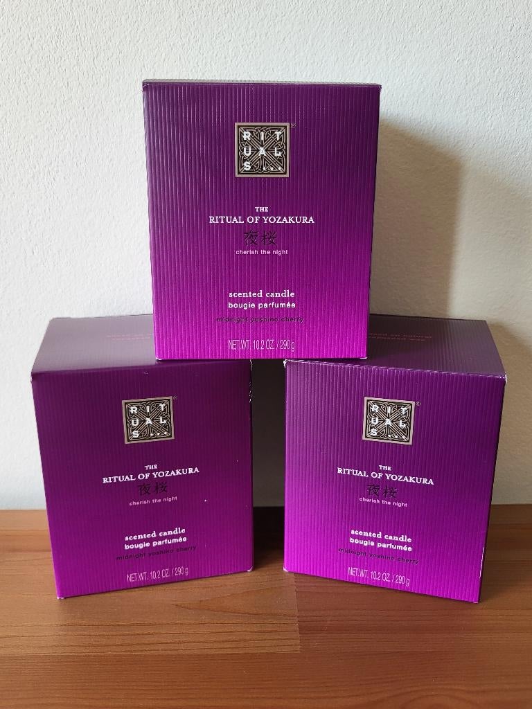 Rituals of Yozakura - Scented Candle 290gr. - Nieuw, Huis en Inrichting, Overige materialen, Overige kleuren, Nieuw, Ophalen of Verzenden