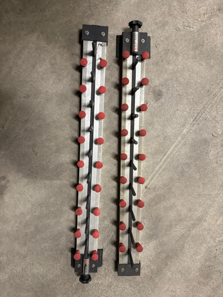 2x Bordenhouder - Gebruikt, Ophalen, Gebruikt, Bordenrek, Zilver