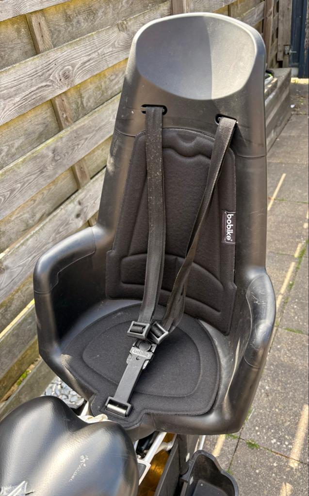 Bobike Achterzitje voor Kinderen - Zwart, 15 t/m 25 kg, Achterzitje, Ophalen of Verzenden, Gebruikt