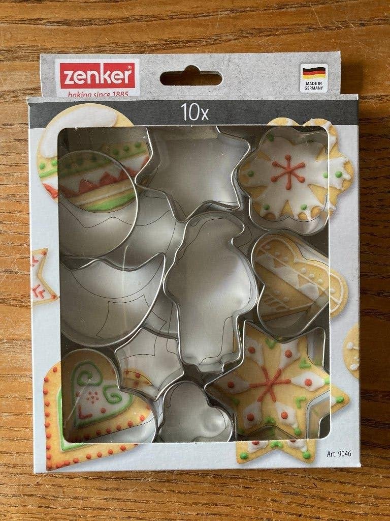 10 Zenker uitsteekvormpjes - koekvormpjes - kerst - nieuw, Diversen, Kerst, Ophalen of Verzenden, Nieuw