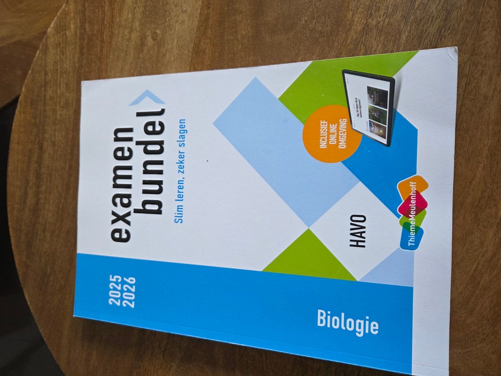 examenbundel 2025 2026 Biologie, Boeken, Ophalen of Verzenden, Zo goed als nieuw, HAVO, Biologie