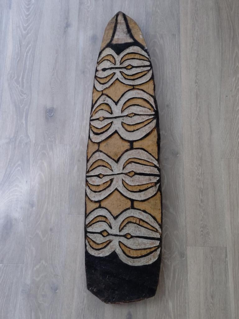 Asmat ceremonieel schild, Antiek en Kunst, Ophalen
