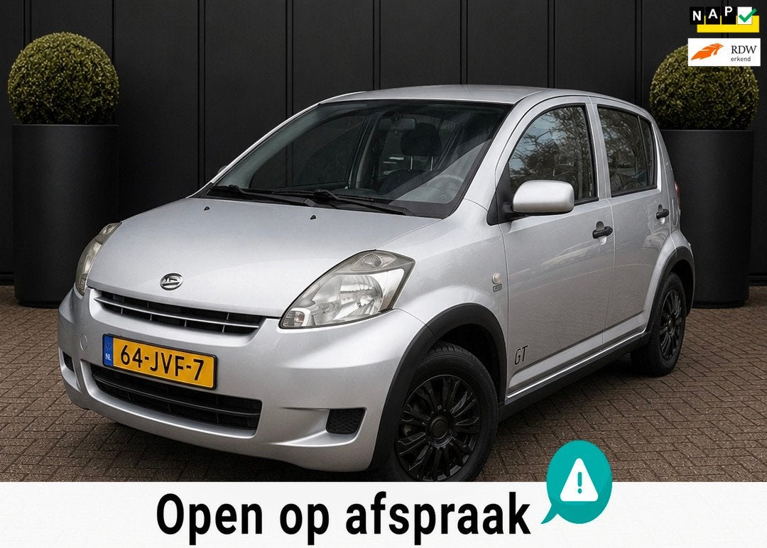 Daihatsu Sirion 2 1.0-12V GT-LINE APK 15-07-2027 NAP EL RAME, Voorwielaandrijving, Gebruikt, Bedrijf, Handgeschakeld