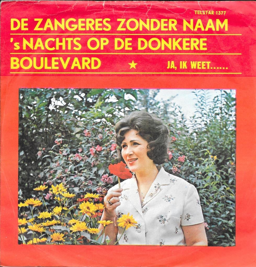 Vinyl Single Zangeres zonder Naam, Ophalen of Verzenden, Gebruikt, Nederlandstalig