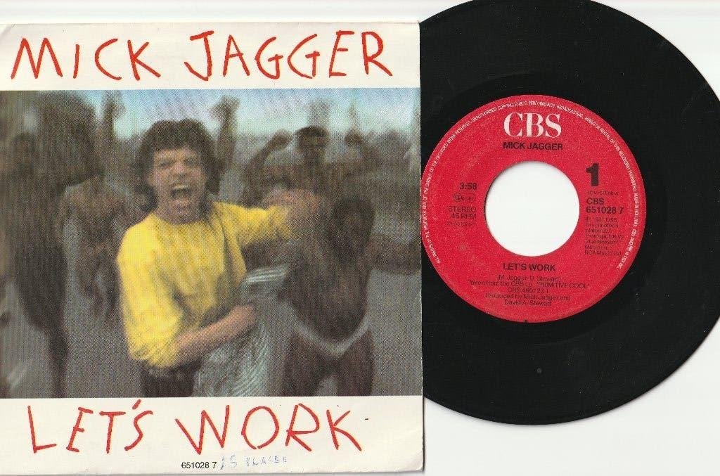 Mick Jagger [Rolling Stones]/Let's Work & Catch As Catch Can, Ophalen, Gebruikt, Pop