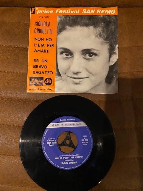 vintage single Gigliola Cinquetti, Overige genres, 7 inch, Single, Ophalen of Verzenden