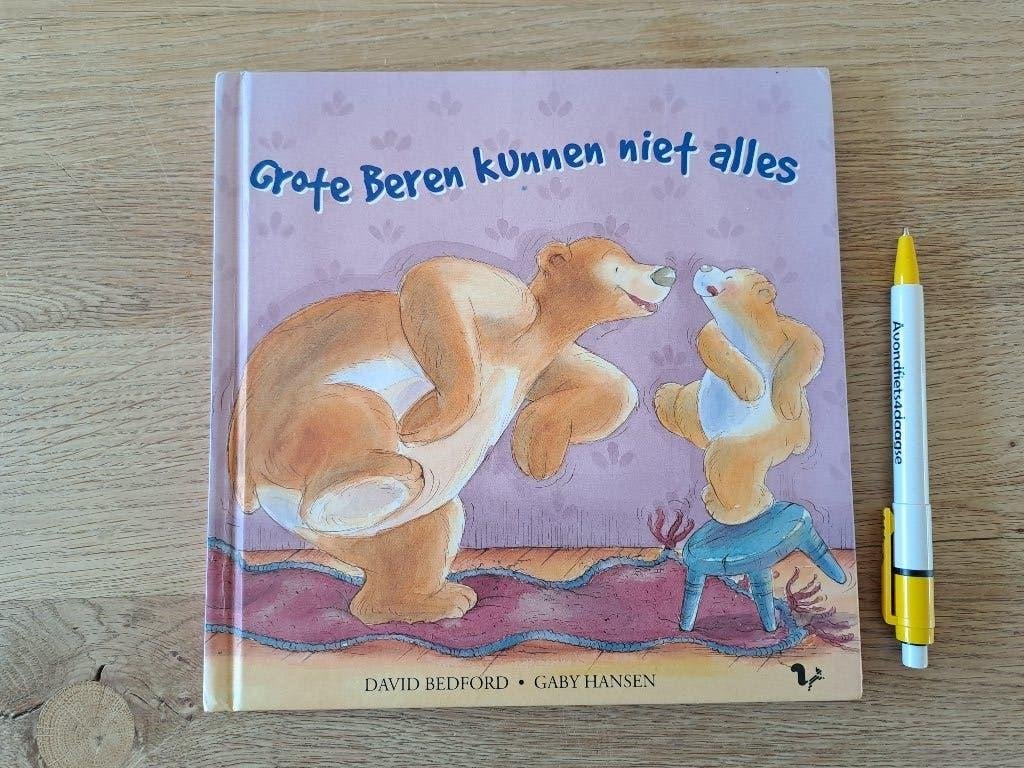 GROTE BEREN KUNNEN NIET ALLES. DAVID BEDFORD. GABY HANSEN., Boeken, Gelezen, 3 tot 4 jaar, David Bedford, Ophalen of Verzenden