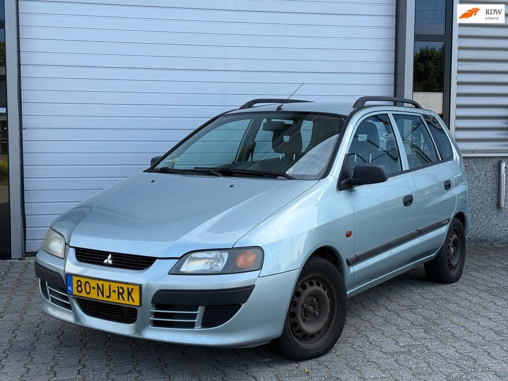 Mitsubishi Space Star 1.6 Family Airco APK 05/2027, Auto's, Mitsubishi, Voorwielaandrijving, Stof, Gebruikt, Zwart