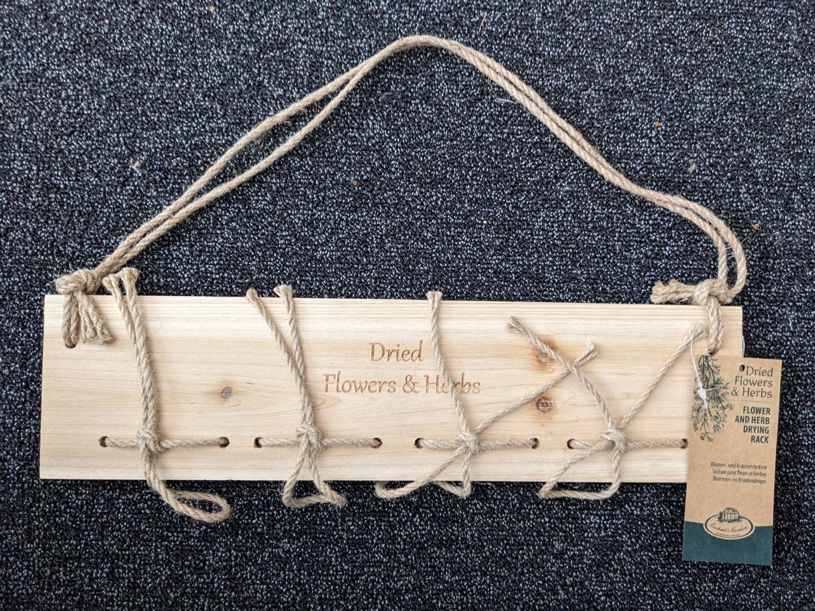 Nieuw! Kruidenrekje Esschert's Design 38x10x1 cm, Ophalen of Verzenden, Nieuw, Hout