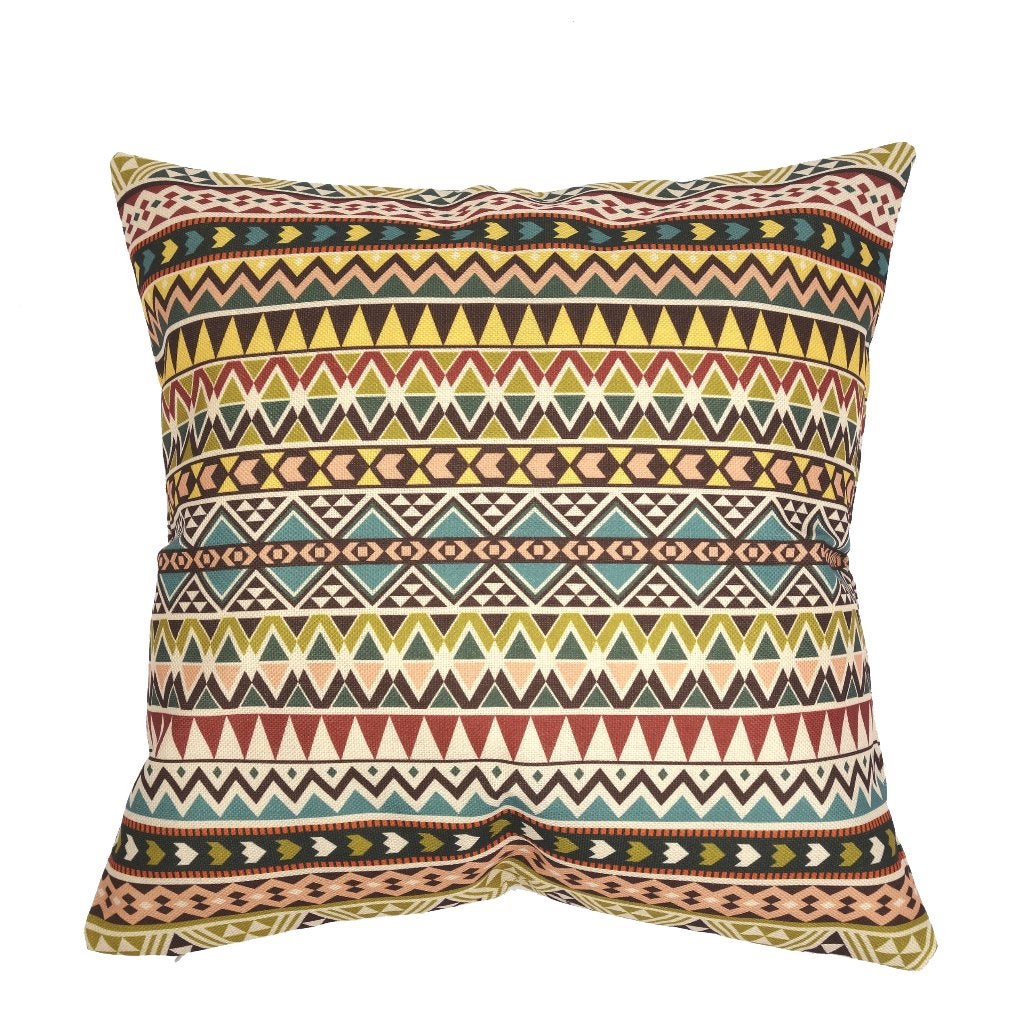 Kussenhoes Mae Ibiza linnenlook| 44 x 44 cm, Dekussenkraam@gmail.com, Wasbaar, Verzenden, De kussenkraam