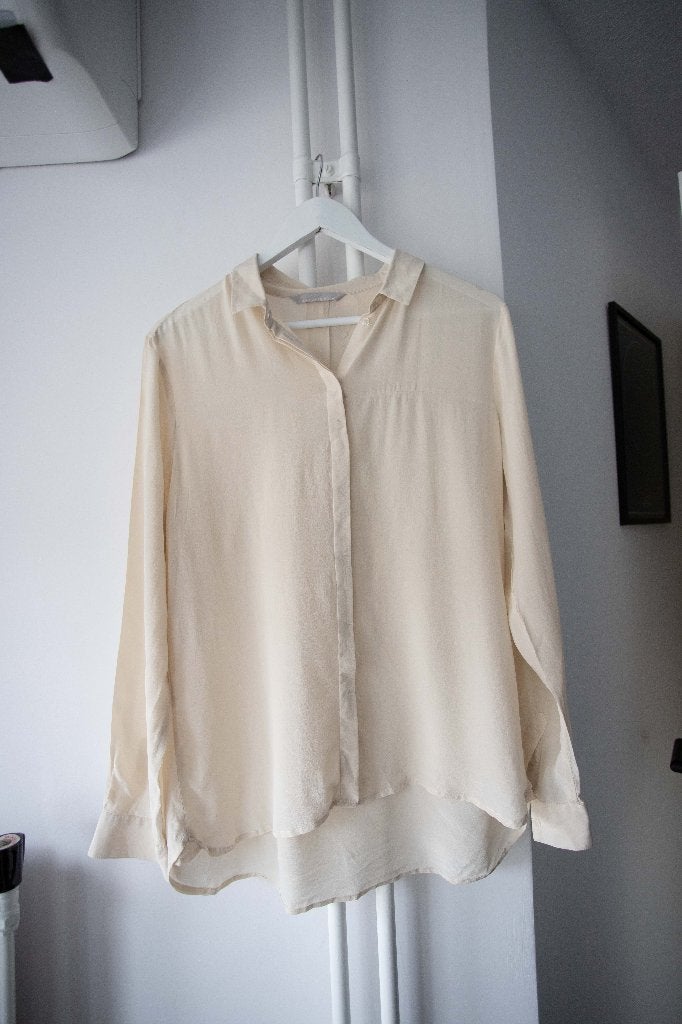 Crème kleurige blouse Yaya maat 40, Kleding | Dames, Maat 38/40 (M), Beige, Ophalen of Verzenden, Zo goed als nieuw