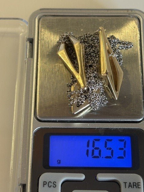 gouden ketting te koop, Sieraden, Tassen en Uiterlijk, Ophalen, Gebruikt, Goud, Goud