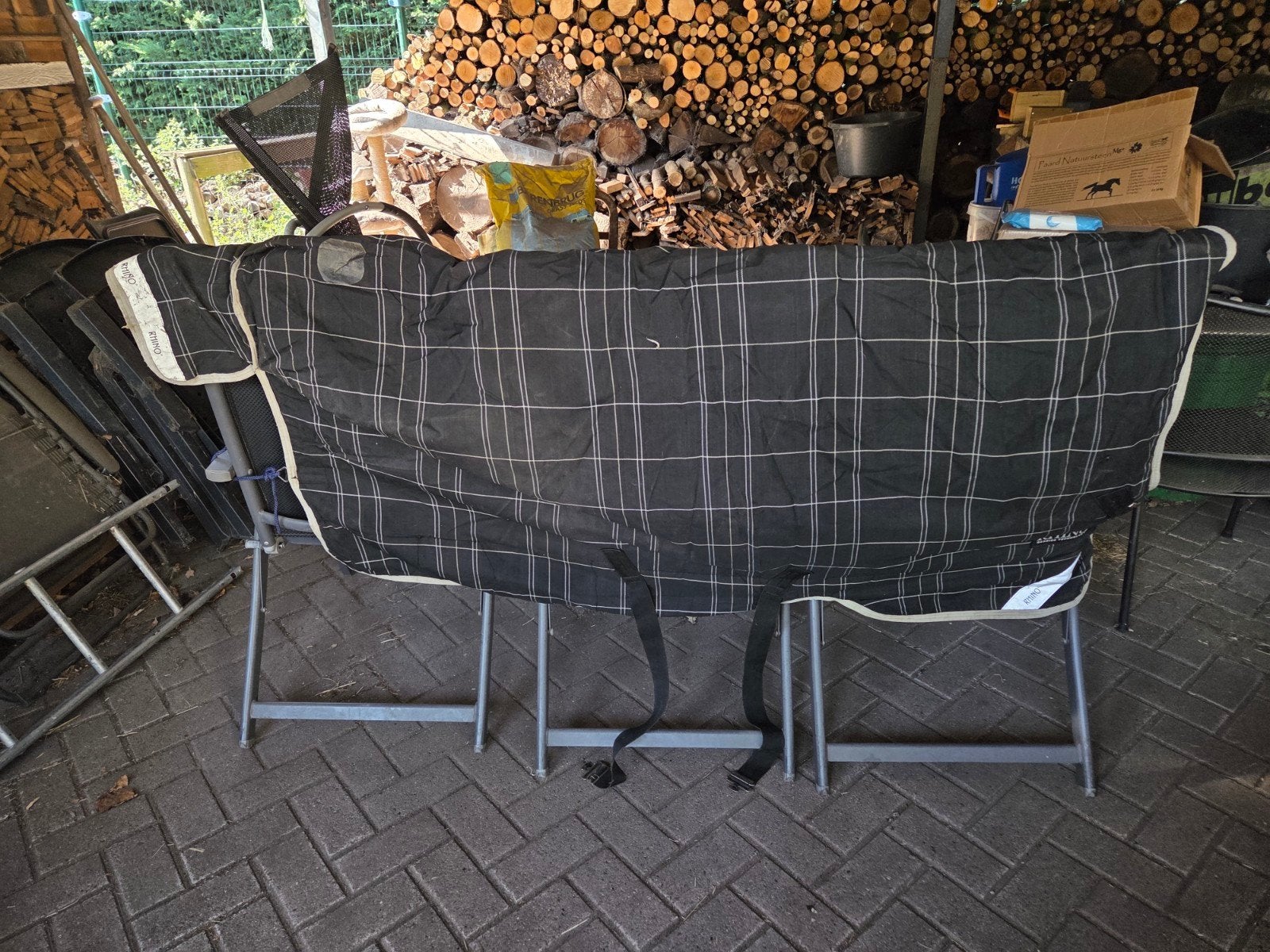 Rhino deken 200 grams 5.6 inch, Gebruikt, Overige merken, Ophalen of Verzenden, Grijs
