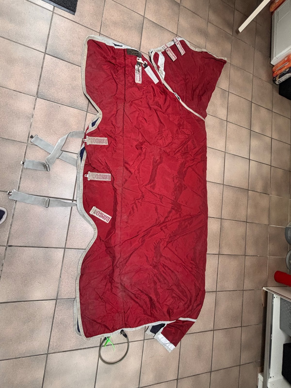 Rambo winterdeken 6.9, Dieren en Toebehoren, Full (L), Rood, Ophalen of Verzenden, Zo goed als nieuw