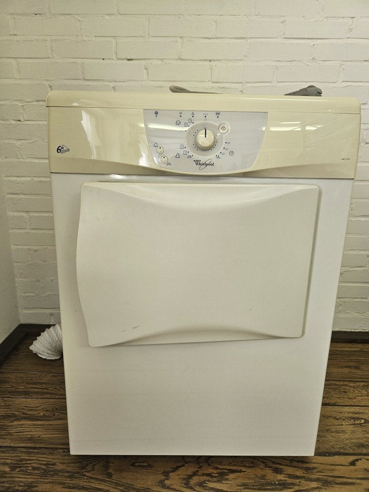 Whirlpool wasdroger, Witgoed en Apparatuur, Wasdrogers, Ophalen, Gebruikt, Luchtafvoer, Voorlader