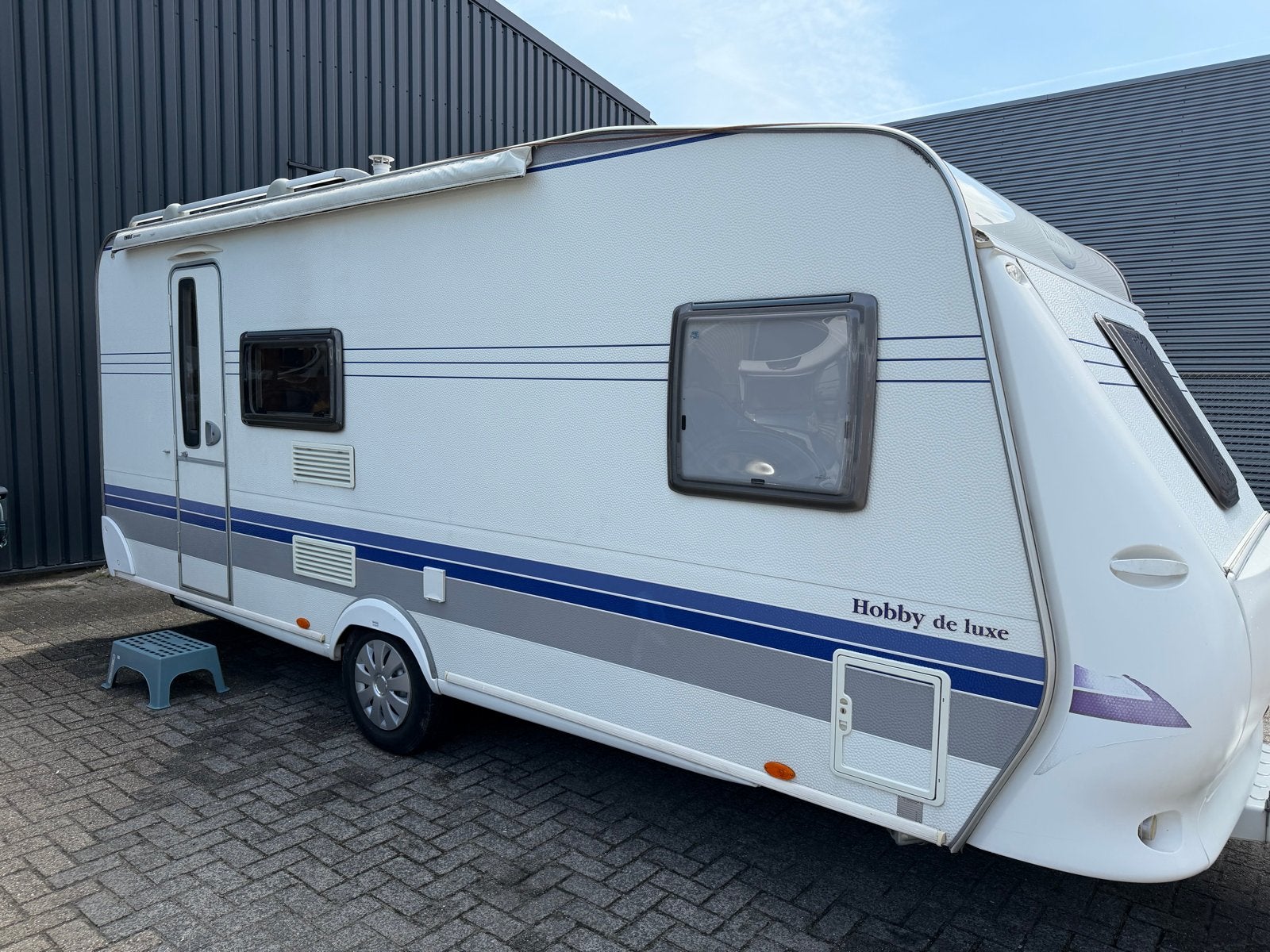 Hobby 500 Kmfe -6 persoons met voortent en luifel, Caravans en Kamperen, Stapelbed, Hobby, Bedrijf, Schokbreker