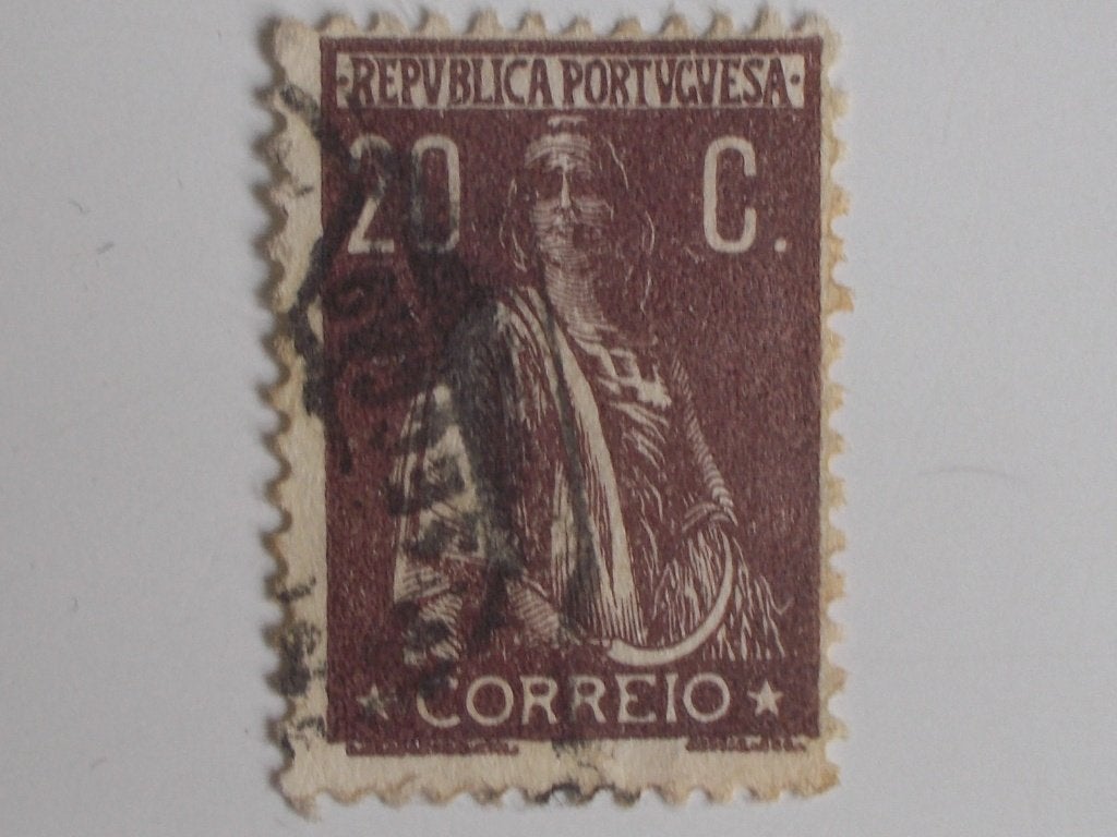 Portugal, Postzegel Ceres 20 C. 1920., Ophalen, Portugal, Gestempeld
