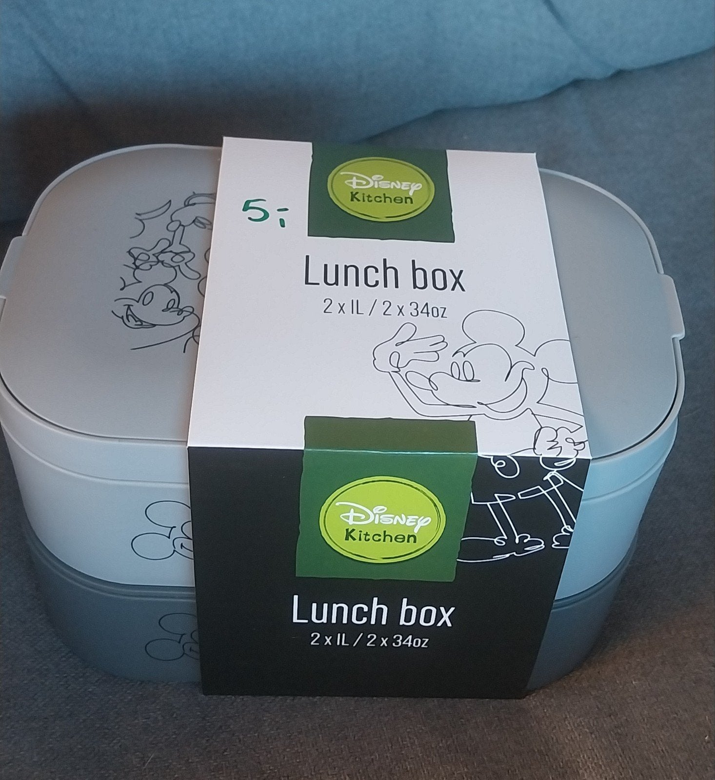 Nieuwe Disney Kitchen Lunchbox - Mickey Mouse Design, Kunststof, Nieuw, Ophalen of Verzenden, Broodtrommel