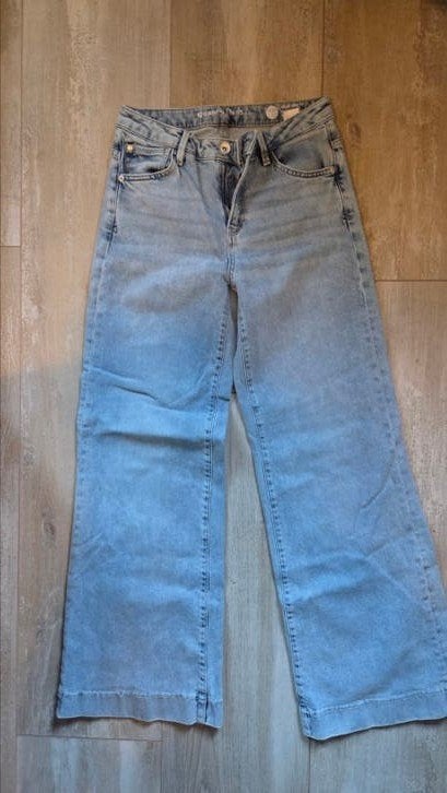 Garcia Jeans Celia Wide Fit W28 L30, Ophalen, Blauw, W28 - W29 (confectie 36), Gedragen