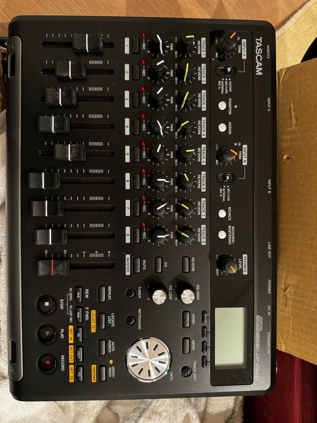 TASCAM DP-03SD Digitale Portastudio Recorder, Ophalen, Zo goed als nieuw, 5 tot 10 kanalen, Microfooningang