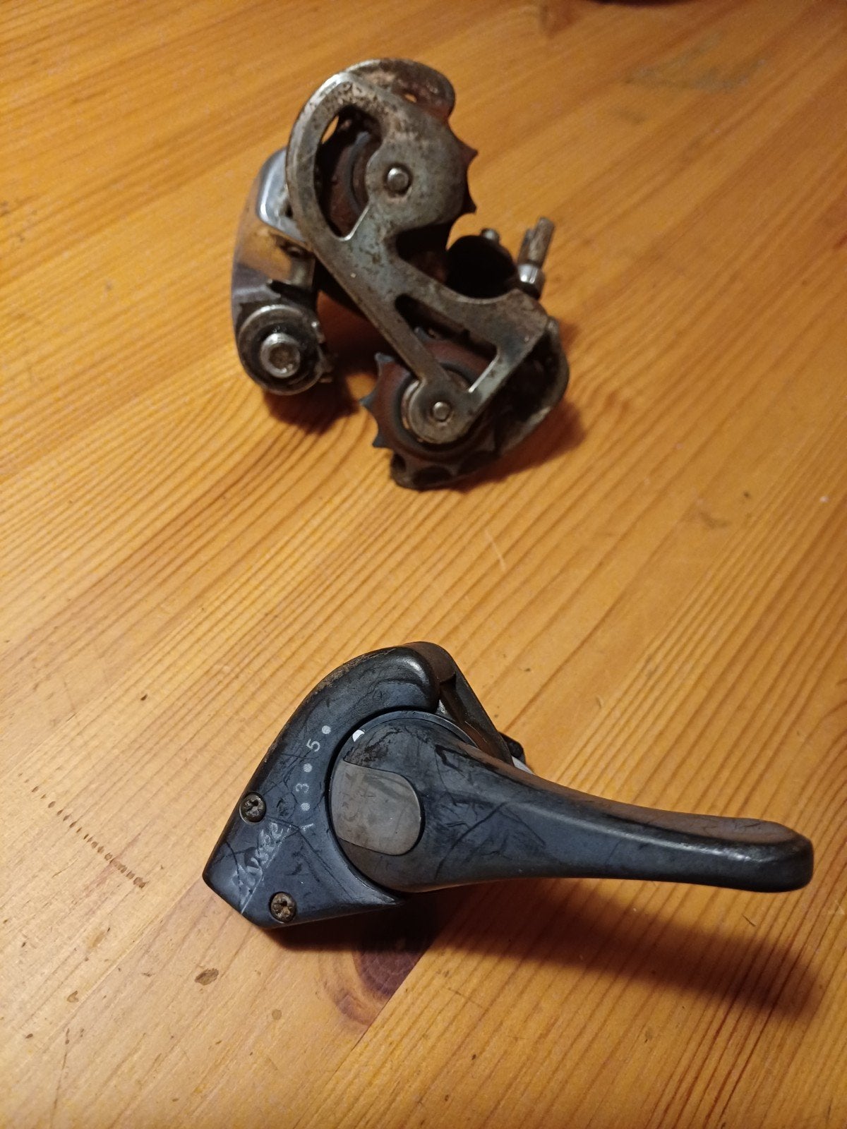 Vintage Sachs Huret Elysee 7 speed derailleur onderdelen, Ophalen of Verzenden, Gebruikt, Derailleur of Ketting, Sachs Huret
