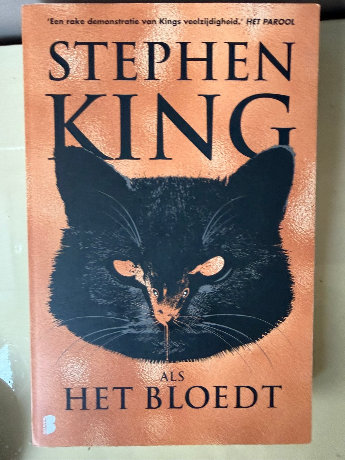 Als het bloedt stephen king nieuw, Ophalen of Verzenden, Zo goed als nieuw