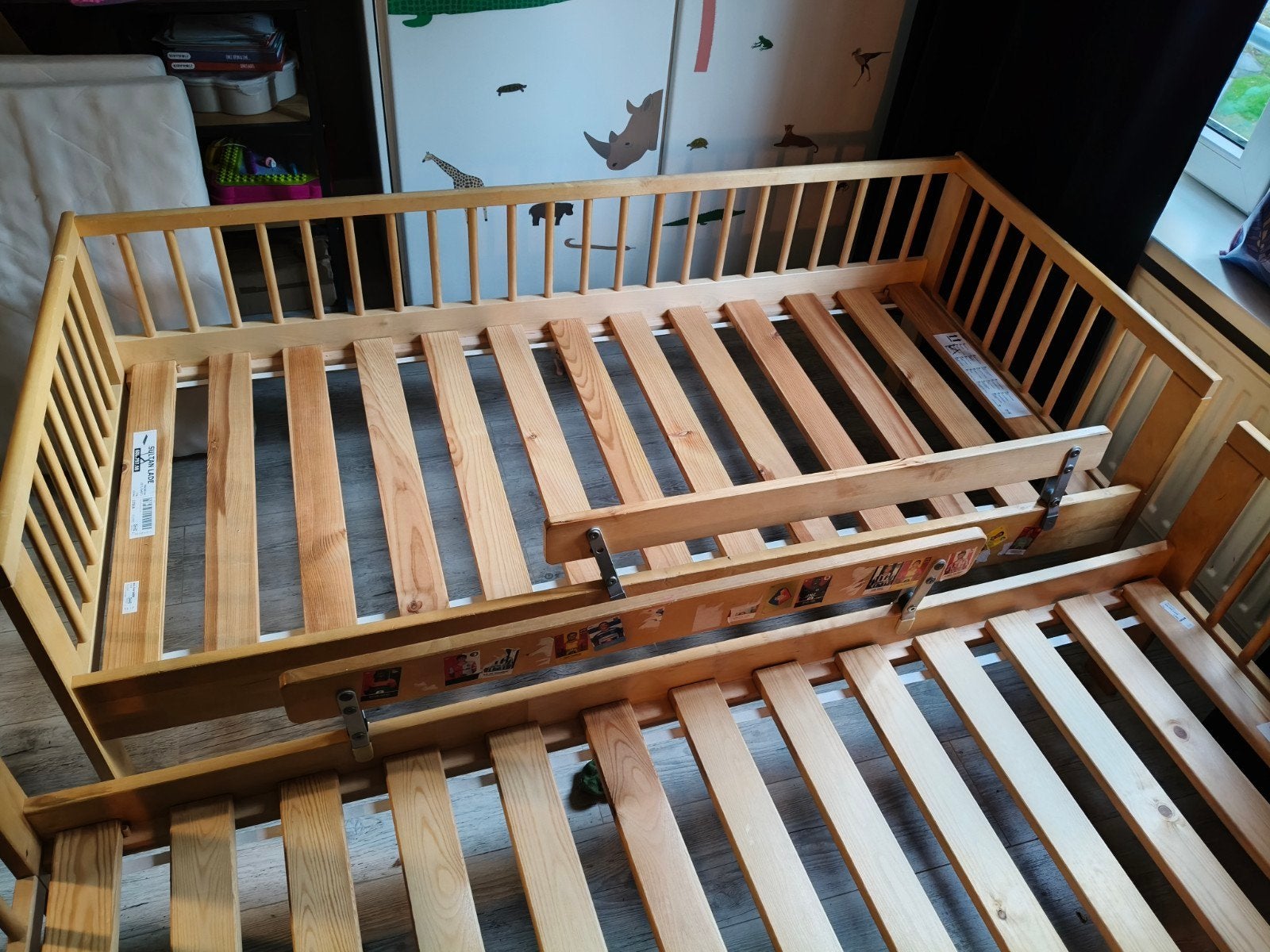 Ikea Sniglar peuterbed oud model 70x160, Kinderen en Baby's, Ophalen, Gebruikt, 70 tot 85 cm, 140 tot 160 cm