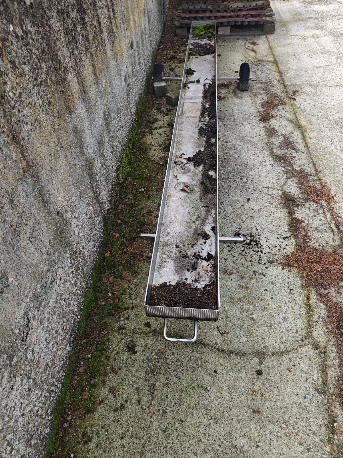 rbs voerbak 3,3 meter, Ophalen