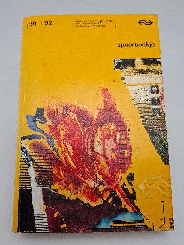 spoorboekje NS 1991-1992, Verzenden, Gebruikt, Trein, Boek of Tijdschrift