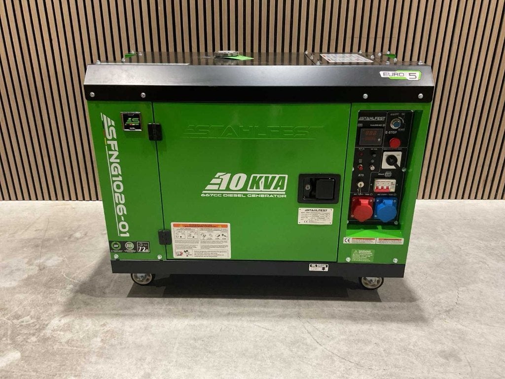 Stahlfest 10kVA SFNG1026-01 Stroomgenerator Aggregaat‼️, Ophalen, Nieuw, 5 tot 10 kVA, Elektrisch startend