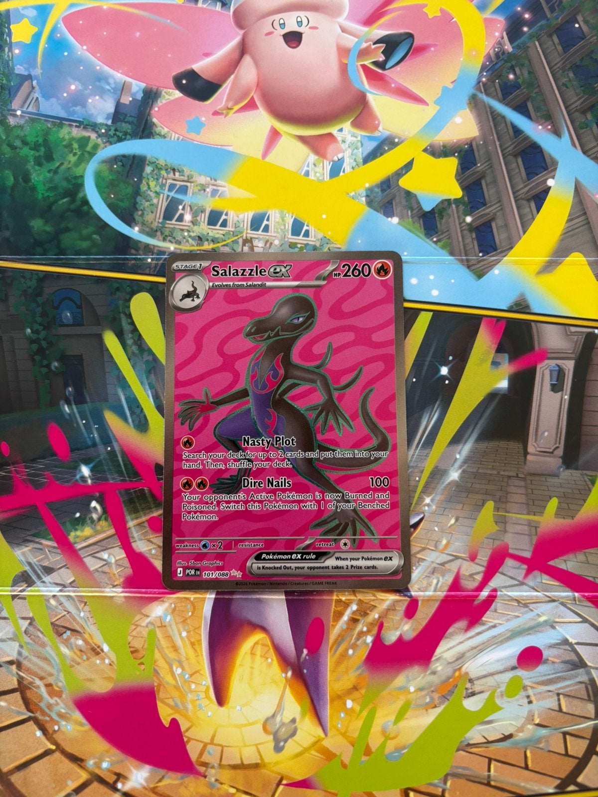 Salazzle POR 101, Ophalen of Verzenden, Zo goed als nieuw, Losse kaart, Foil