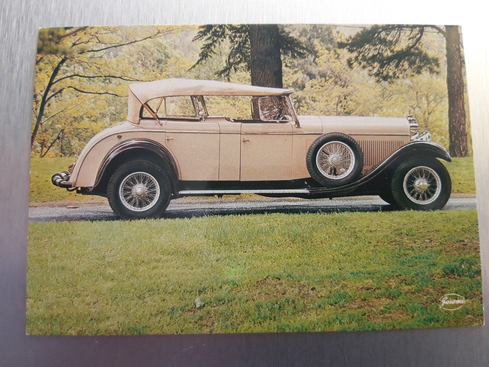 ansichtkaart Delage D-8 1929 - ongelopen, Ophalen of Verzenden, 1920 tot 1940, Ongelopen, Voertuig