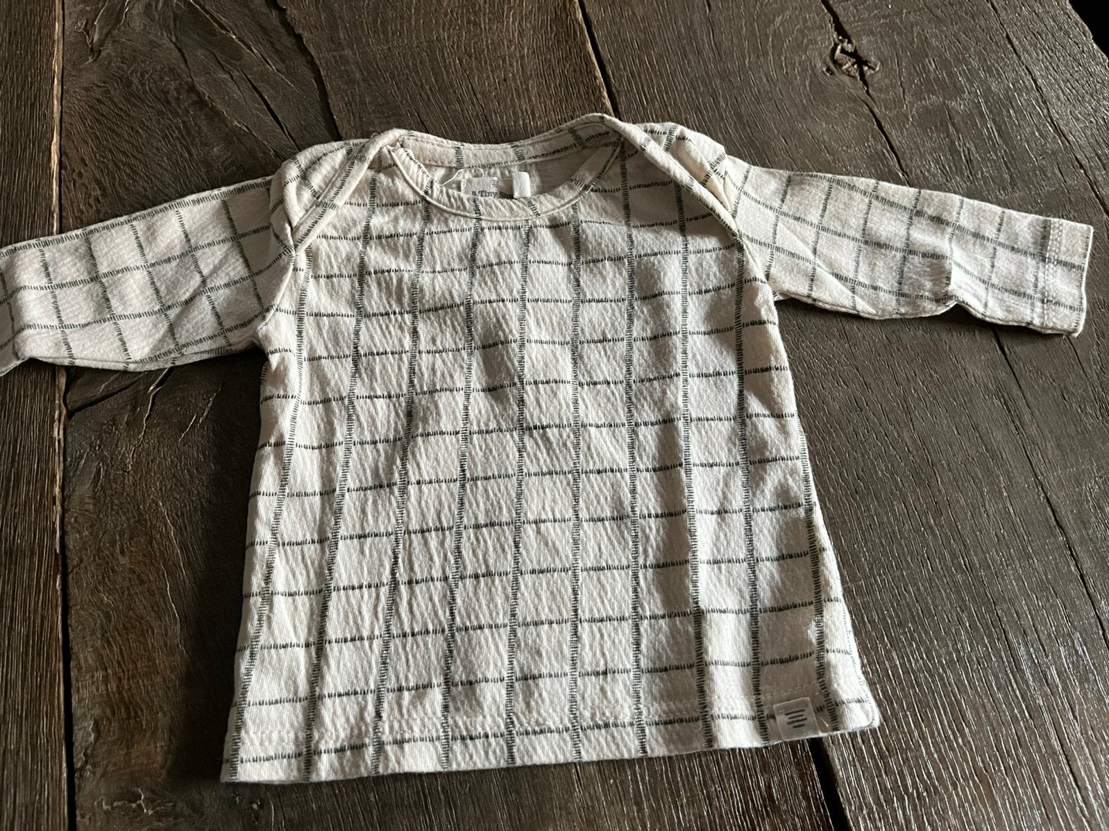 Baby shirtje met langd mouw maat 50 zgan, Ophalen of Verzenden, Zo goed als nieuw, Jongetje of Meisje, Shirtje of Longsleeve