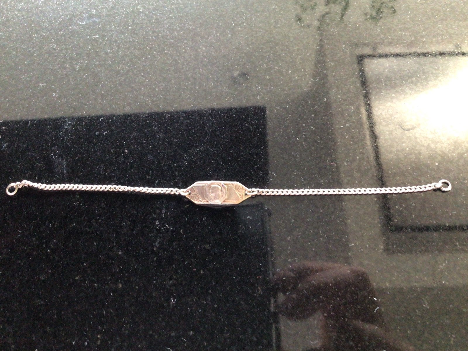 Vinted Zilveren armband met Maria afbeelding - 13 cm, Ophalen of Verzenden, Gebruikt, Zilver