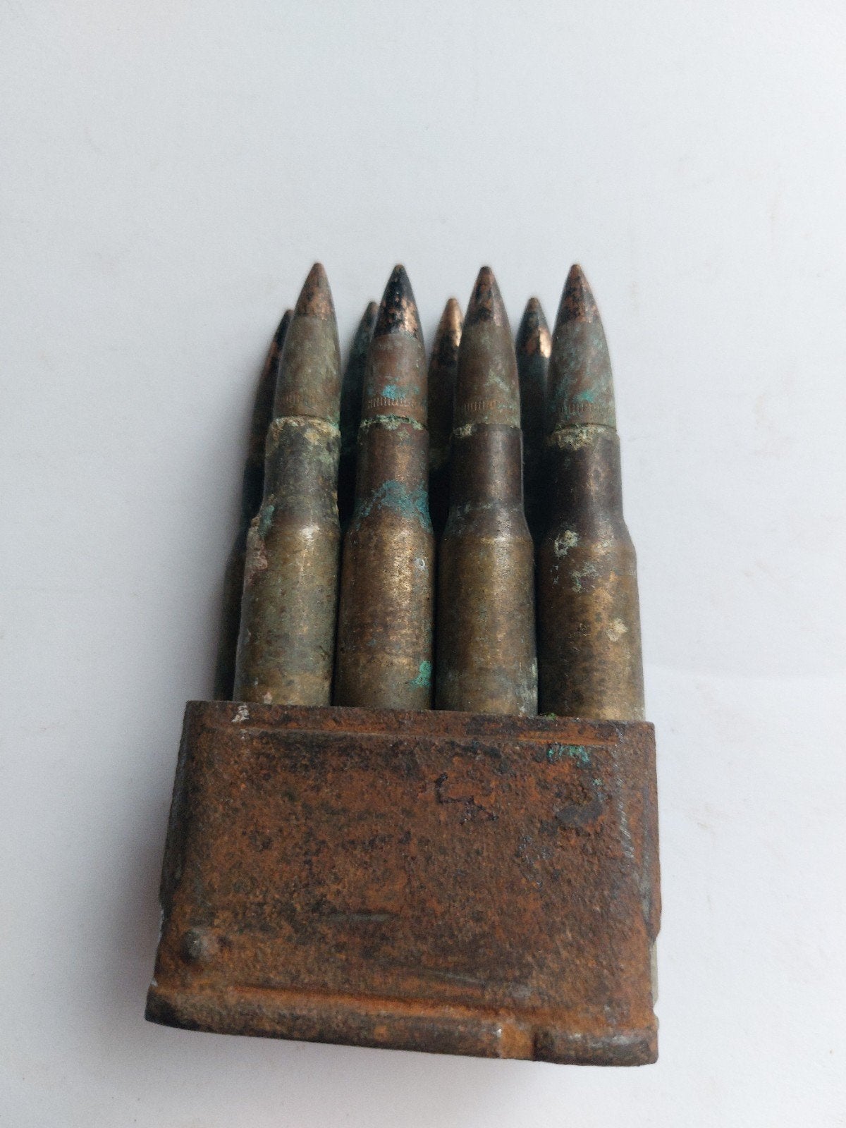 Amerikaanse m1 Garand clip ardennen vondst, Ophalen of Verzenden, Amerika, Hulzen of Bodemvondsten