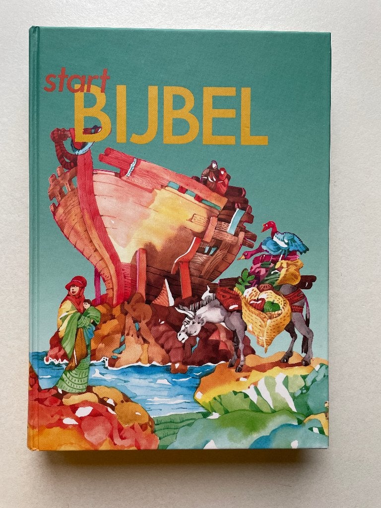 Startbijbel - Prachtig geillustreerd kinderboek, Ophalen of Verzenden, Zo goed als nieuw, Anjo Mutsaars, Christendom | Katholiek