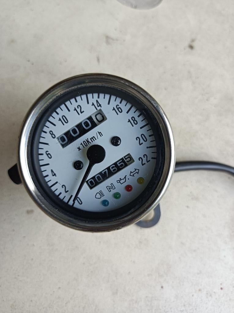 KM Teller chroom 60mm brat chopper cafe racer zelfbouw, Ophalen, Gebruikt
