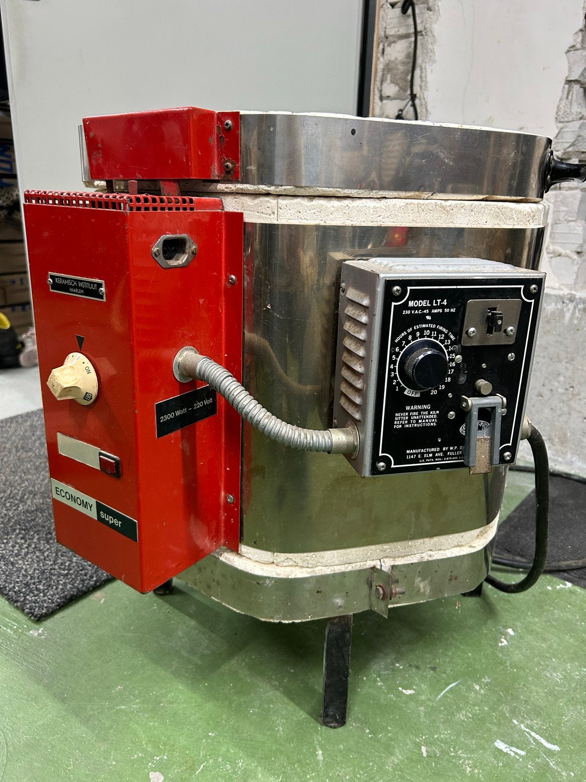 Kilnsitter keramiek oven - Keramisch Instituut Haarlem, Hobby en Vrije tijd, Ophalen, Gebruikt