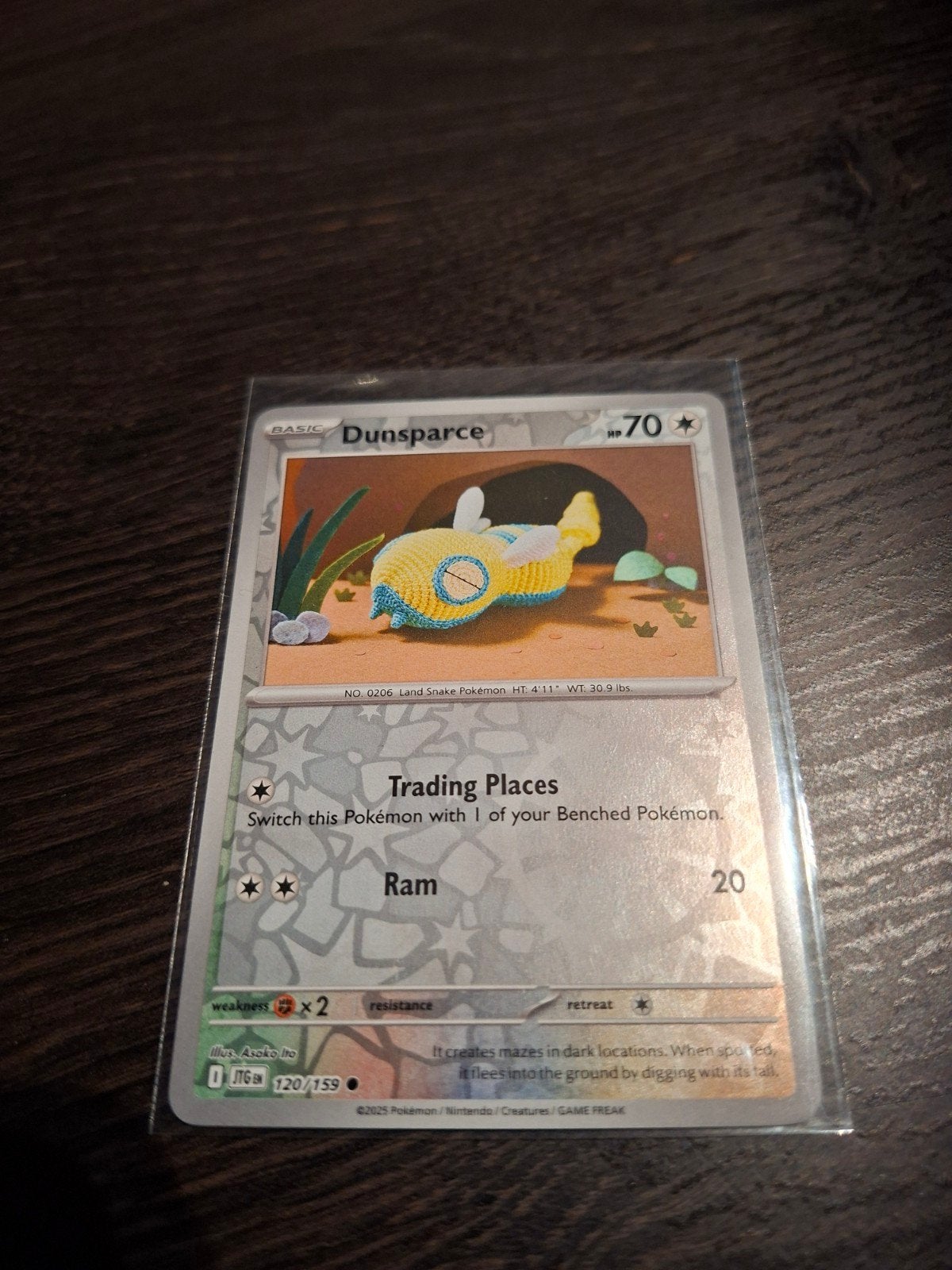 Dunsparce 120 pokémon kaartje, Ophalen of Verzenden, Nieuw, Losse kaart