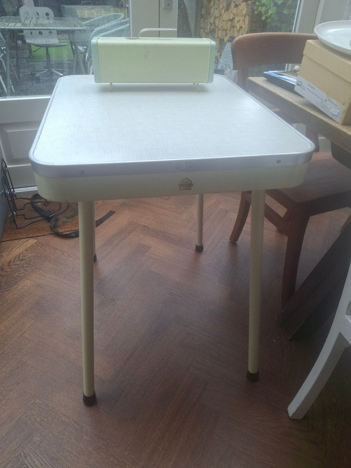 Vintage Brabantia bijzettafel/naaitafel, keukentafeltje, Ophalen